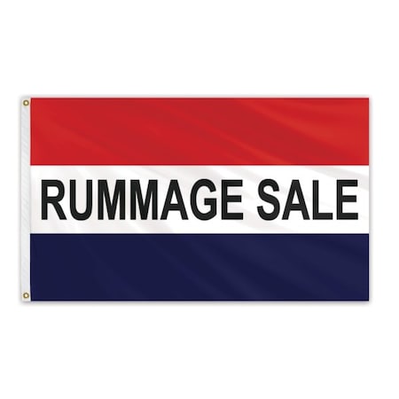 Global Flags Unlimited Rummage Sale Message Flag 3'x5' Standard Flag 204559